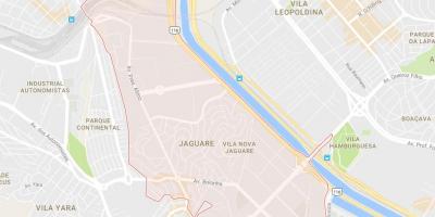 Zemljevid Jaguaré São Paulo