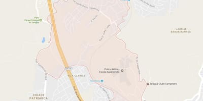 Zemljevid Jaraguá São Paulo