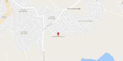 Zemljevid Jardim Ângela São Paulo