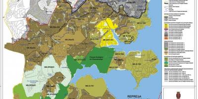 Zemljevid M'Boi Mirim Sao Paulo - Poklic tal