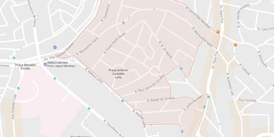 Zemljevid Mandaqui São Paulo