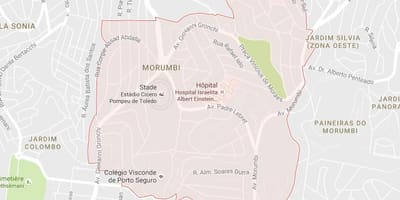 Zemljevid Morumbi São Paulo