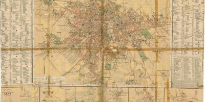 Zemljevid nekdanji Sao Paulo - 1913