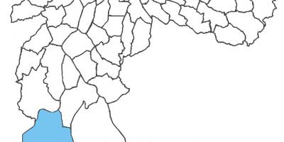 Zemljevid Parelheiros okrožno