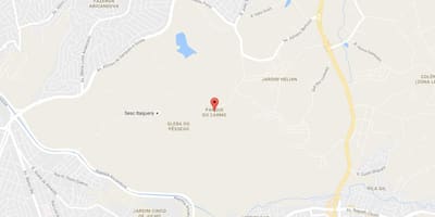 Zemljevid Parque ne Carmo São Paulo