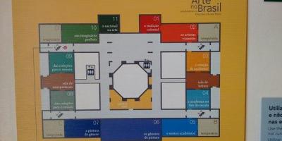Zemljevid pinacoteca Države São Paulo