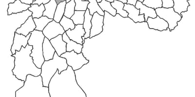 Zemljevid Pinheiros okrožno