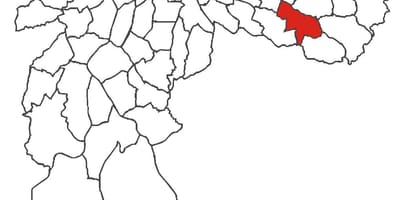 Zemljevid São Mateus okrožno