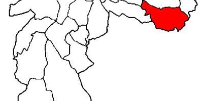 Zemljevid São Mateus sub-prefekturi São Paulo