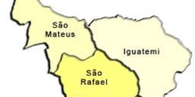 Zemljevid São Mateus sub-prefekturi