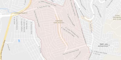 Zemljevid São Rafael São Paulo