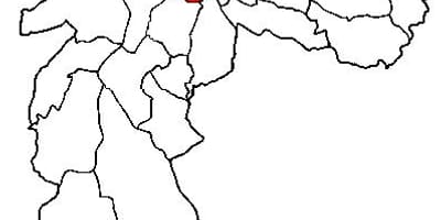 Zemljevid Sé sub-prefekturi São Paulo