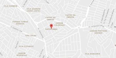 Zemljevid Sapopemba São Paulo