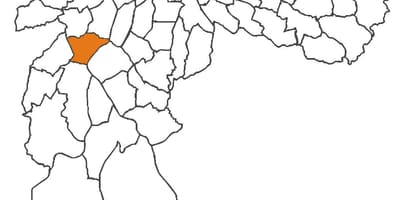 Zemljevid Vila Andrade okrožno