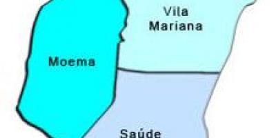 Zemljevid Vila Marianski sub-prefekturi