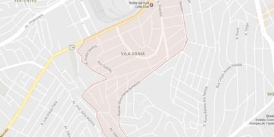 Zemljevid Vila Sônia São Paulo