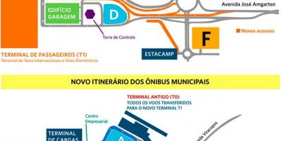 Zemljevid Viracopos international airport
